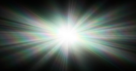 3D rendering. Digital lens Flare , lens flare, light leaks , Abstract overlays background.