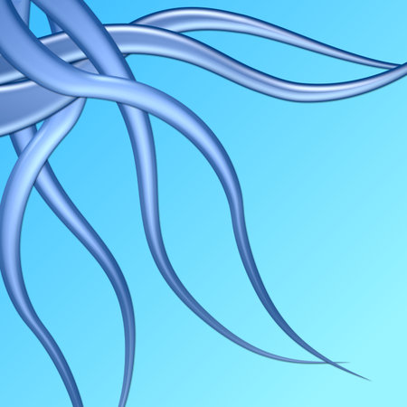 Blue backgroundの写真素材