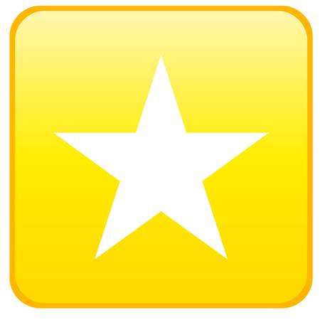 Web button - starのイラスト素材