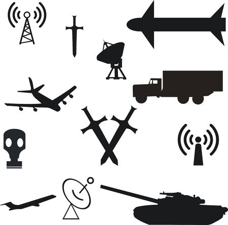 Military iconのイラスト素材