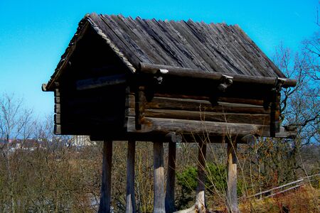 A house, door, window, wallの写真素材