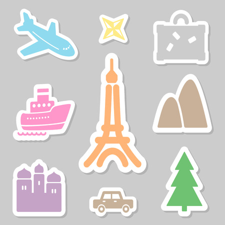 Travel Icons Setのイラスト素材