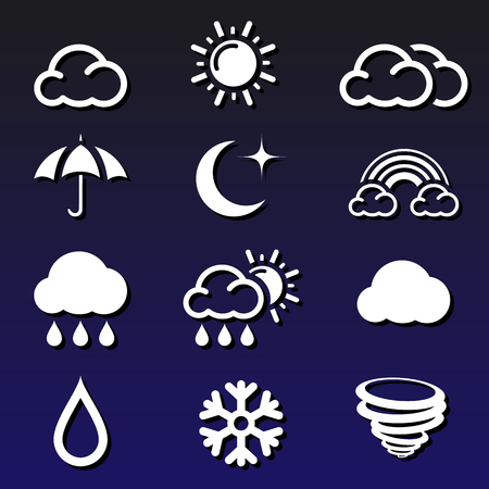 Weather Forecastのイラスト素材