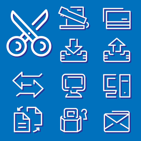 Computer Icons Setのイラスト素材