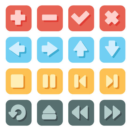 Symbol Icons Setのイラスト素材