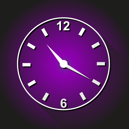 Clock icons great for any use. Vector EPS10.のイラスト素材