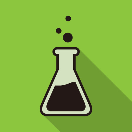Laboratory glass icon great for any use. Vector EPS10.のイラスト素材