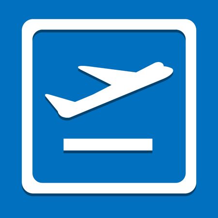 Airplane icon great for any use. Vector EPS10.のイラスト素材