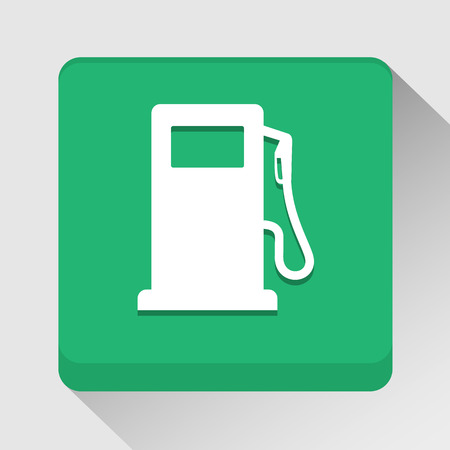 Gas station icon great for any use.のイラスト素材