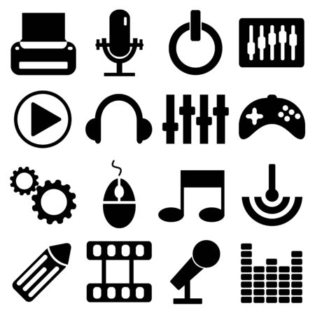 Technology icons set great for any use. のイラスト素材