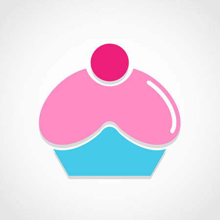 Cupcake icon great for any use.のイラスト素材
