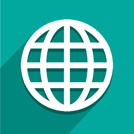 Globe icon great for any use.のイラスト素材