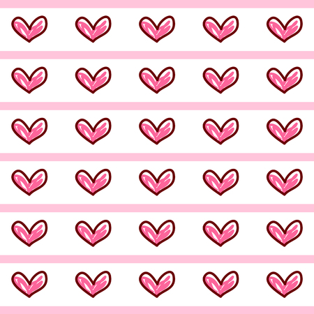 Pink Heart Background icon great for any use. Vector EPS10.のイラスト素材