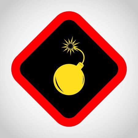 Bomb icon great for any use.  のイラスト素材