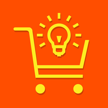 shopping cart icon great for any use.のイラスト素材