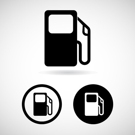 gas station icon great for any use.のイラスト素材