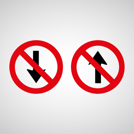 no turn icon great for any use. のイラスト素材