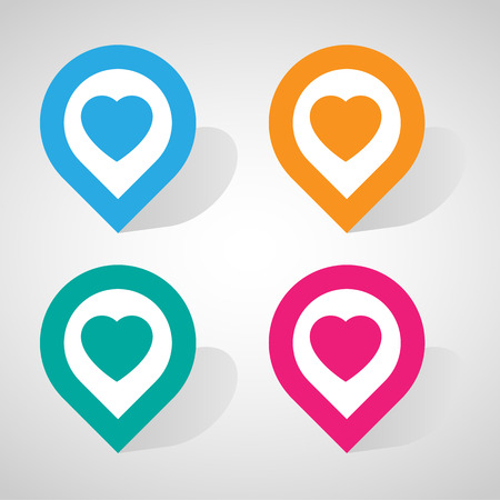 heart check in icon great for any use. Vector EPS10.のイラスト素材