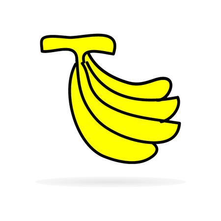 banana icons set great for any use. のイラスト素材