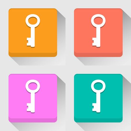 key icons great for any use.のイラスト素材