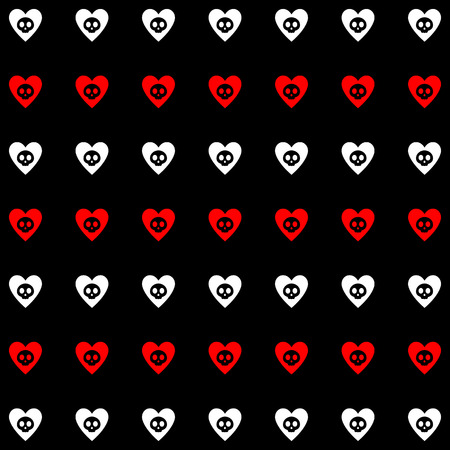White and red Heart background great for any use. Vector EPS10.のイラスト素材