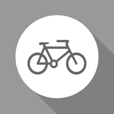 Bicycle icon great for any use. Vector EPS10.のイラスト素材