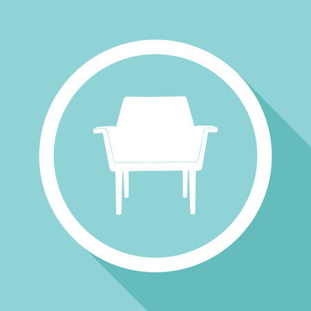 Sofa icon great for any use. Vector EPS10.のイラスト素材