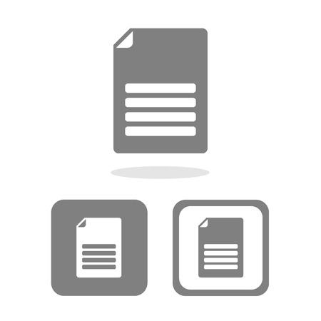 file icon great for any use. Vector EPS10.のイラスト素材