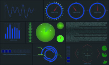Technologic Interface Abstractのイラスト素材