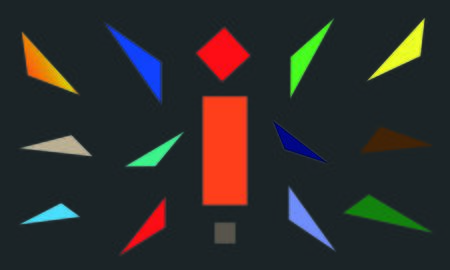 Geometric abstract backgroundの写真素材