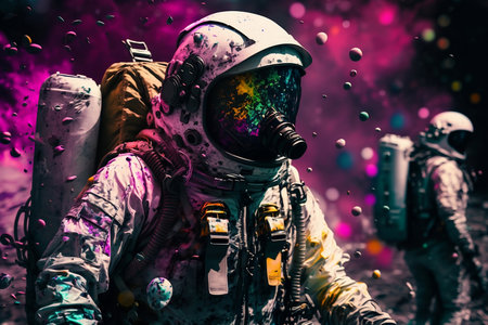 Astronaut in the rain. Astronaut in the rain.の素材