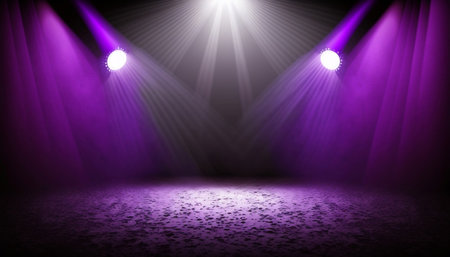 Stage Spotlight with Spotlights, Stage Spotlight Background, Stage Spotlight backgroundの素材