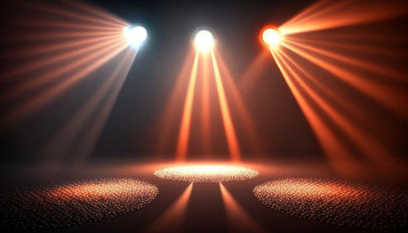 Spotlights on stage. Stage Spotlight background. Stage Spotlight background. Stage Spotlight background. Stage Spotlight background. Stage Spotlight background. Stage Spotlight background. Stage Spotlight background.の素材