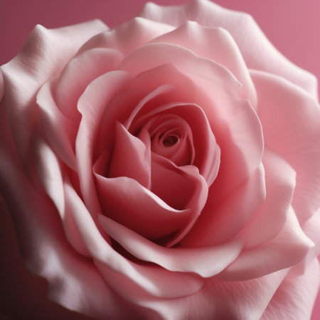 close up of pink rose petals on pink background, square formatの素材