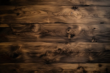 Old wood texture background. Floor surface made of natural wooden planksの素材