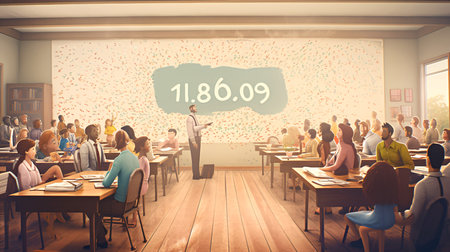 People Meeting Seminar Office Teamwork Professional Occupation Concept. 3D Renderの素材
