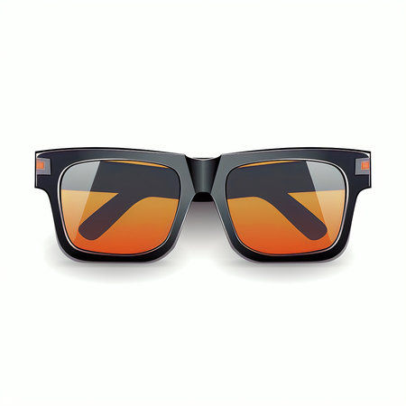 Sunglasses isolated on white background. Vector illustration. Eps 10.の素材