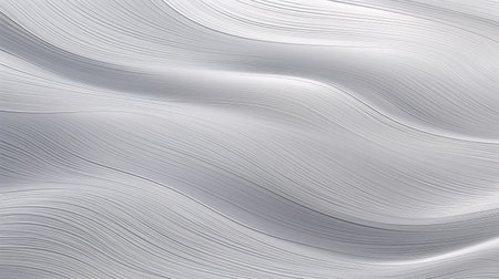 abstract gray background with wavy lines. 3d render illustrationの素材