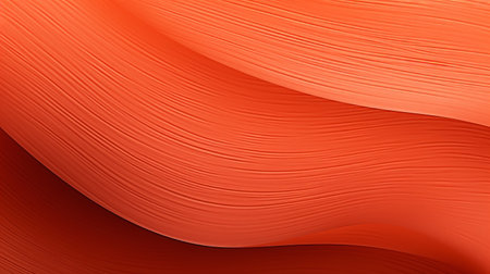 Abstract orange background with waves. 3d rendering, 3d illustration.の素材