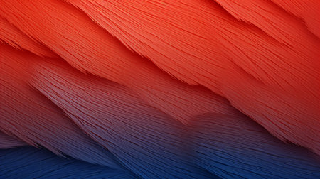 Abstract background of red and blue stripes. 3d rendering, 3d illustration.の素材