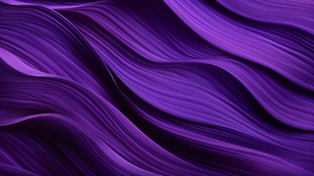 Purple abstract wavy background. 3d rendering, 3d illustration.の素材