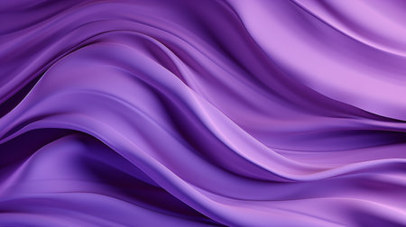 Purple silk background with smooth lines. 3d rendering, 3d illustration.の素材