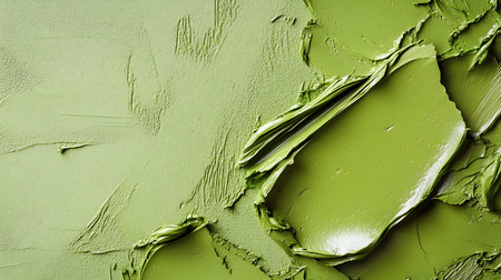 Bright lime green background with a matte rough textureの素材