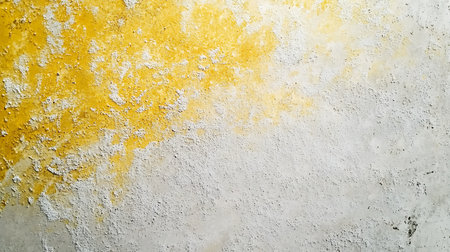 Subtle yellow and grey abstract texture with light speckles for backgroundsの素材
