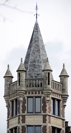 Ancient tower at Antwerp, Belgium のeditorial素材
