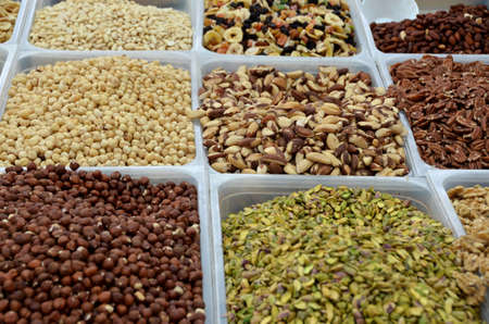 Nuts at the marketの写真素材