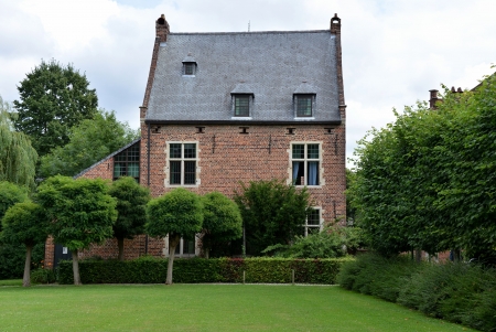 Great beguinage in Leuven, Belgium,  UNESCO 2002 のeditorial素材