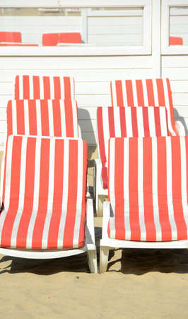 The beach at Knokke, Belgiumの写真素材