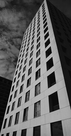 Modern architecture in Antwerpのeditorial素材