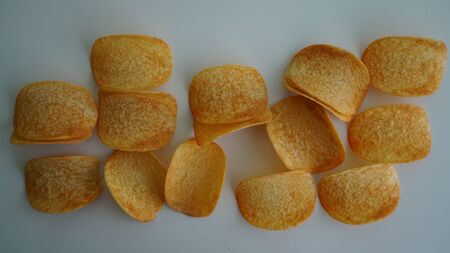 Salty snacks.の写真素材